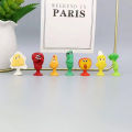 30Pcs Original Mini TPR Soft Stikeez Ventouse Figurine Fruit Vegetable Food Animal Fish Lidl Happy Home To Gift for Kid. 