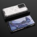 O-Lonnie for Xiaomi Mi 11T / 11T Pro Back Cover Honeycomb Transparent Bumper Rugged Armor Protection Phone Case. 