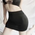 ECHIDNA Women Mini Skirt Ultrathin Skinny Mini Skirt Solid Color Low-rise See-through Hip Lifting Short Women Clubwear Ultrathin Skinny Mini Skirt. 