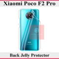 Xiaomi Poco F2 Pro Back Jelly Protector Clear Soft Protection Film Transparent Hydrogel Film Protector For Xiaomi Poco F2 Pro. 