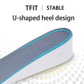Height increase insoles for men/women 1.5/2.5/3.5 cm up invisiable arch support orthopedic insoles shock absorption EVA Material. 