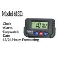Digital Clock 613D Clock Stopwatch Calendar Pocket Size Multifunctional Table Clock Car watch Kitchen clock Study watch Washroom clock Electronic Clock, Digital Watch, Alarm. 