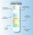 Klean Beauty - Exfoliating Super Toner 60 ml Glycolic Acid Toner for smooth, radiant skin Exfoliating toner for a brighter complexion Refreshing glycolic acid skincare for dead skin removal. 