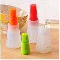 Silicone Cooking Oil Bottle with Basting Brush. 