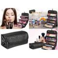 Roll n Go Makeup Organizer & Cosmetic Bag - Black. 