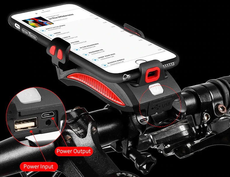 Power Bank Multifunction IN Bike Light 400 Lumens Bike