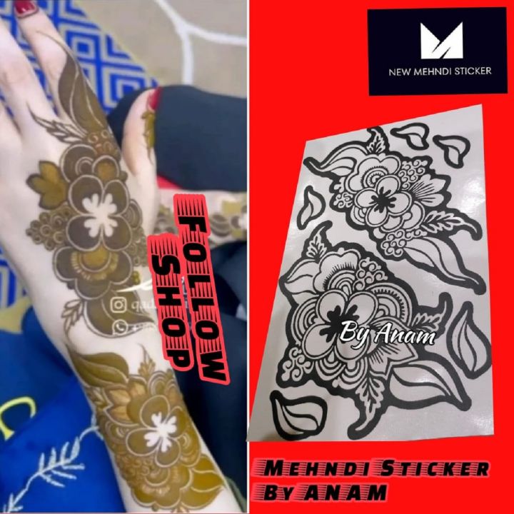 bridal mehndi sticker by Anam