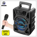 Rechargeable Portable Bluetooth Wireless Speaker Rgb With FREE Wired Microphone - Big Sound System Loud Speaker RGB With Mic - High Stereo Bass & Woofer For Home MP3 Player Mobile Speaker For PC Computer & Laptop - Support USB , SD Card , FM Radio. 
