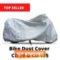 Motorcycle Cover Bike Cover Waterproof Universal Dustproof Protective Motorbike Top Rain Cover for 70cc and 125cc Classic Models. 