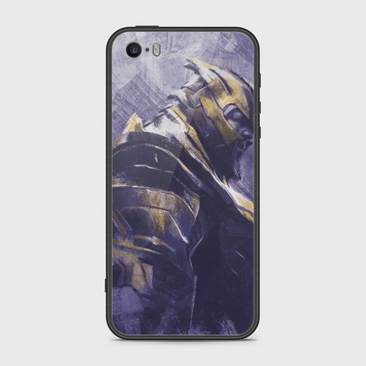 iPhone 5s Cover - SkinLee HQ Infinity Glass Case (Soft) - Avengers Endgame Thanos - SKINLEE-607-1-748-10