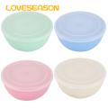 Travel-friendly Salad Bowl Multipurpose Food Grade Plastic Salad Bowl with Lid Dishwasher Safe Reusable Thickened Cereal Bowl for Soups Oatmeal Ramen Ideal Kitchen Supplies for Southeast for Home. 