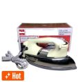 Deluxe Automatic Dry Iron 1000 Watts – Heavy Base Electric Iron for Clothes – Premium Quality Non-Stick Soleplate. 