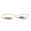 Women’s Leaf Shape Elastic Waist Belt - Gold and Silver, Stretchable. 