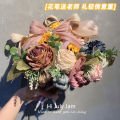 Good-looking Rose Flower Pen Graduation Bouquet Birthday Gift for Girls Teachers Teacher's Day Practical Gift Flower Pen. 