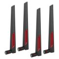 4PCS 2.4G/5G WiFi Antenna SMA Internal Adapter for ASUS AC68U AC88U AC66U 8DBi Wireless LAN/Wi-Fi Router Adapter. 