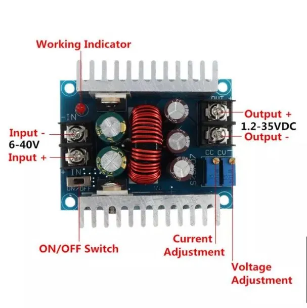 300W%2020A%20CC%20CV%20Adjustable%20DC%20To%20DC%20Step%20Down%20Buck%20Converter%20Module%20Voltage%20Regulator%20In%20Pakistan%20-%20Image%202