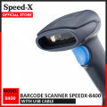 Speed-X 8400 1d Laser Handheld Barcode Scanner (Plug and Play USB Cable Included). 