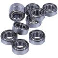 10pcs Mnature Sealed Metal Shelded Metrc Radal Ball Bearng Model: MR115 ZZ 5x11x 4MM. 