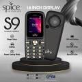 Spice S9 Mobile, Dual Sim PTA Approved, 1 year brand warranty,  1.8 inch display, 1800 mah battery, Bluetooth Diale,r , Contacts with Emojis, Auto Call Recording, Blacklist Caller, Torch Light ,Games ,Hi-fi 3D Speaker, Big Battery, Power Saving Mode. 