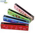 SEASUN Toys Harmonica For Kids Children Music Instrument 16 Holes Musical Educational Toy Wooden Cover. 