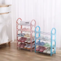 Multi 4 Layer/ 5 Layer Lace Dustproof Storage Shoe Rack Household Multi-functional Space Saving Shoe Cabinet Doorway Small Shoe Cabinet. 