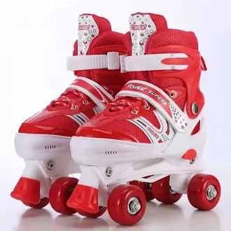 Sports%20Gear%20Unisex%20Child%20Roller%20Skates%20Shoes%20with%20Brake%20%E2%80%93%20Adjustable%20Kids%20Skating%20Shoes%20for%20Boys%20&%20Girls%20%E2%80%93%20Comfortable%20Fit%20with%20PU%20Wheels%20&%20Safety%20Strap%20(Red)%20-%20Image%202