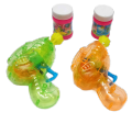 Bubble Generator game 7 inch with free bottle of Soap Bubble Maker Machine. 