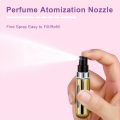 Portable Mini Refillable Perfume Atomizer Bottle, Refillable Perfume Spray, Atomizer Perfume Bottle, Scent Pump Case for Traveling and Outgoing, 5ml Multicolor Perfume SpraY. 