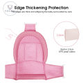 Vocoal Baby Foldable Bath Tub Pad Adjustable Comfortable Non-Slip Baby Bath Seat Infant Safety Shower Antiskid Cushion Plastic Net Mat Baby Shower Net Bathtub Sit Up Mesh for Newborn. 