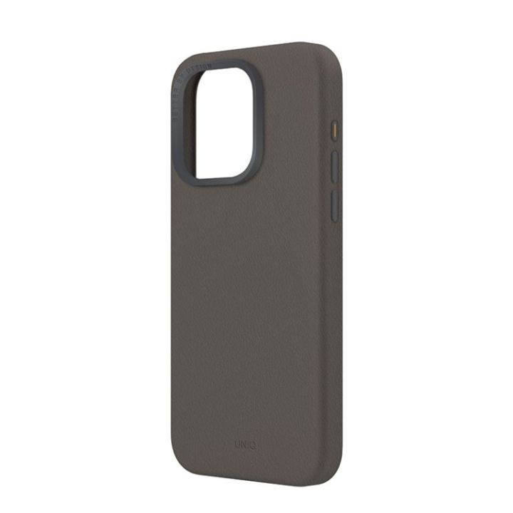 UNIQ Lyden MagSafe MagClick Charging Compatible Phone Case for iPhone 15 Pro – Flint Grey