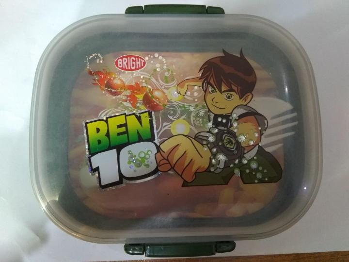 Cartoon Characters Kids School Lunch Box with 2 Compartments