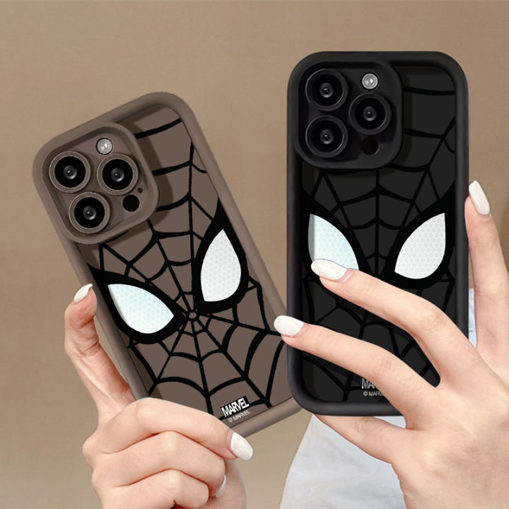 Spiderman Solid Silicone Phone Cover for Infinix Hot 40 30 30i 20 11 Play GT 10 Pro Infinix Note 12 30 Smart 5 6 7 GO 2024 Pro Tecno Camon 20 Pro Tecno Spark 10 Pro Zero 30 Back Cover Shockproof Phone Casr Shell