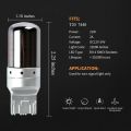 2Pcs Chrome 7440 T20 144SMD Amber Canbus Error Free LED Lamp Bulb Turn Signal Light. 