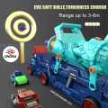 Multi Functional 2 in 1 Boys Toys Blaster Truck Nerf Gunz & Car launcher Toy Truck. 