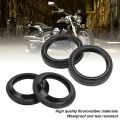 Front Fork Shock Oil Seal, Front Fork Dust Seal Wearproof Replacement for XVS650 V Star for Motorcycle. 