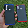 REDMI NOTE 8 GKK 360° Full Body Back Cover Case – Shockproof Hard PC with Matte Finish | Front & Back Protection | Slim Fit Durable Design | Anti-Scratch & Drop-Resistant | Precise Cutouts for Camera & Ports. 