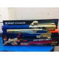 XSHOT CHAOS GOLDEN ORBIT DART BALL BLASTER. 