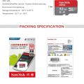 SanDisk Original- Ultra microSDXC Memory Card 16 and 64GB - 2 Year Warranty - 80MB Speed. 