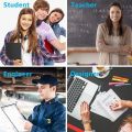 Reusable Notebook Erasable Microwave Heating Waterproof Notepad Spiral Book for School A5 Smart Notebook With Pen&Cloth. 
