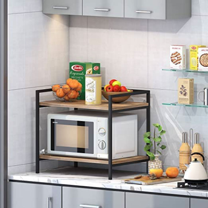 2 Layer Oven Stand Rack For Kitchen Shelf