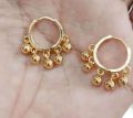 Gorgeous Earrings Rose Gold Long Lasting Polish Bali With Ball Style New style For Girls/Women Casual Use. 