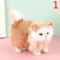 1 Pcs Rabbit Hair Plush Cat Toys Kids Plush Stuffed Cat Doll Baby Toy Gift Home Decor. 