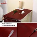 1Roll,Peel and Stick Contact Paper Wood Grain Wooden Self-Adhesive Film Waterproof & Removable Wallpaper Decorative for Kitchen, Countertops, Cabinets 30cm x 120cm. 
