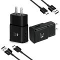 Wall Charger Adaptive Fast Charger Kit for Samsung Galaxy Note 8/9/10, Galaxy S8/S8+/S9/S9+/S10/S10+/S10E, MBLAI Type C True Digital Adaptive Fast Charging (2 x Wall Charge, 2 x Type-C Cable) Black. 