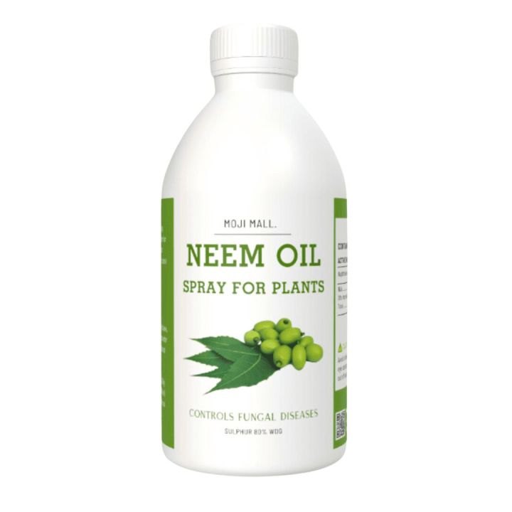 Neem Oil Spray for Plants - Miticide 3 in 1 - Pure organic for kitchen gardening - Moji Mall