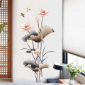 Wall Stickers Beautiful Flower Wall Sticker Floral Stickers For Wall Unique Design Wall Sticker For Living Room.. 