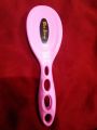 1pcs 9 inch long 4 holes Curve Pink Hair Brush with Wire Bristle for ladies Gents Glide Though Tangles With Ease For All Hair Types For Women, Men, girl and boy Wet And Dry Hair comb. 