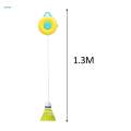 Indoor Badminton Trainer Kids Adults 3 Balls No Need Table Single Player Practice for Games Workout. 
