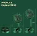 Portable Telescopic Stand Fan | 2024 Desktop Foldable Retractable Small Fan Mini Portable |  6 Inch USB with Rechargeable Battery 3 Speeds Super Quiet Adjustable Height. 