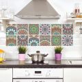 Premium Mosaic Self Adhesive Wallpaper Sticker, PVC 2D Waterproof Oilproof Ceramic Tiles Stickers Toilet Tile Wall Paper Wall Tiles 8"x8" (6 Sheets). 